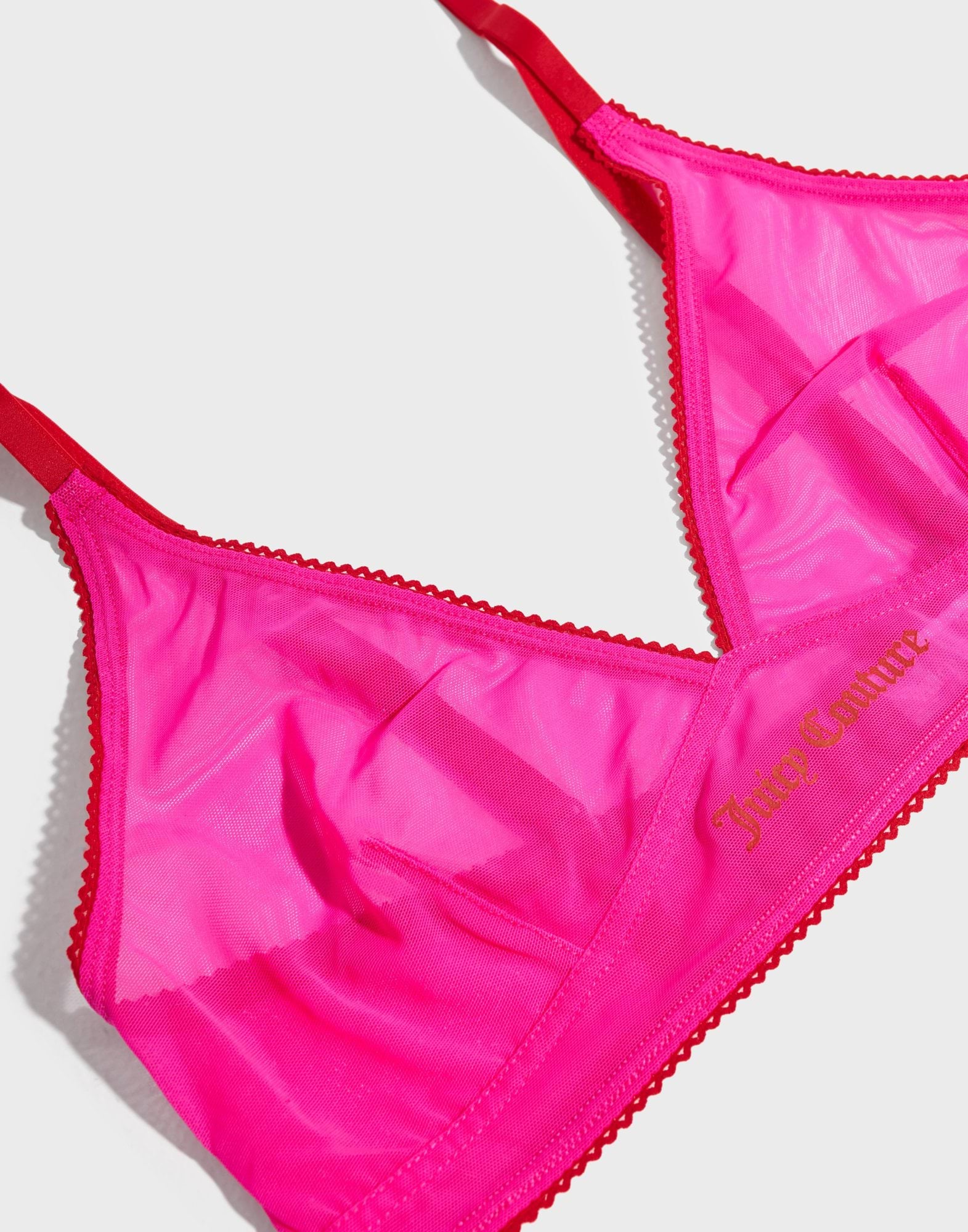 Buy Juicy Couture MESH TRIANGLE BRA - Pink Glo | Nelly.com