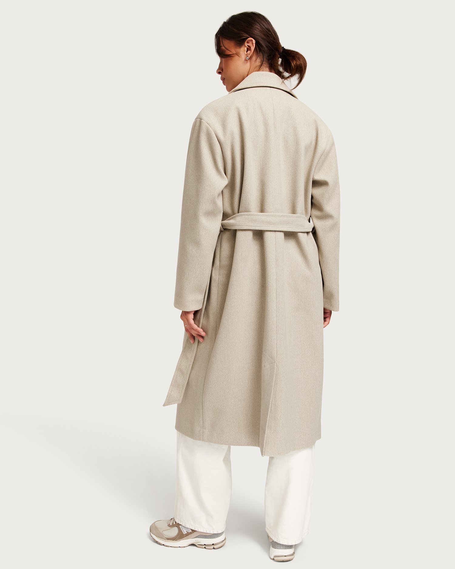 JDY - Jdyviola X-Long Coat Hab - 4556615 Nature Melange