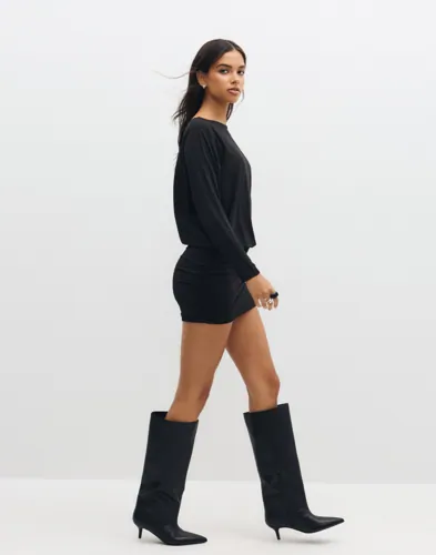 ONLY Onlaria L/S Bat Dress Jrs korta klänningar dam – bild 3