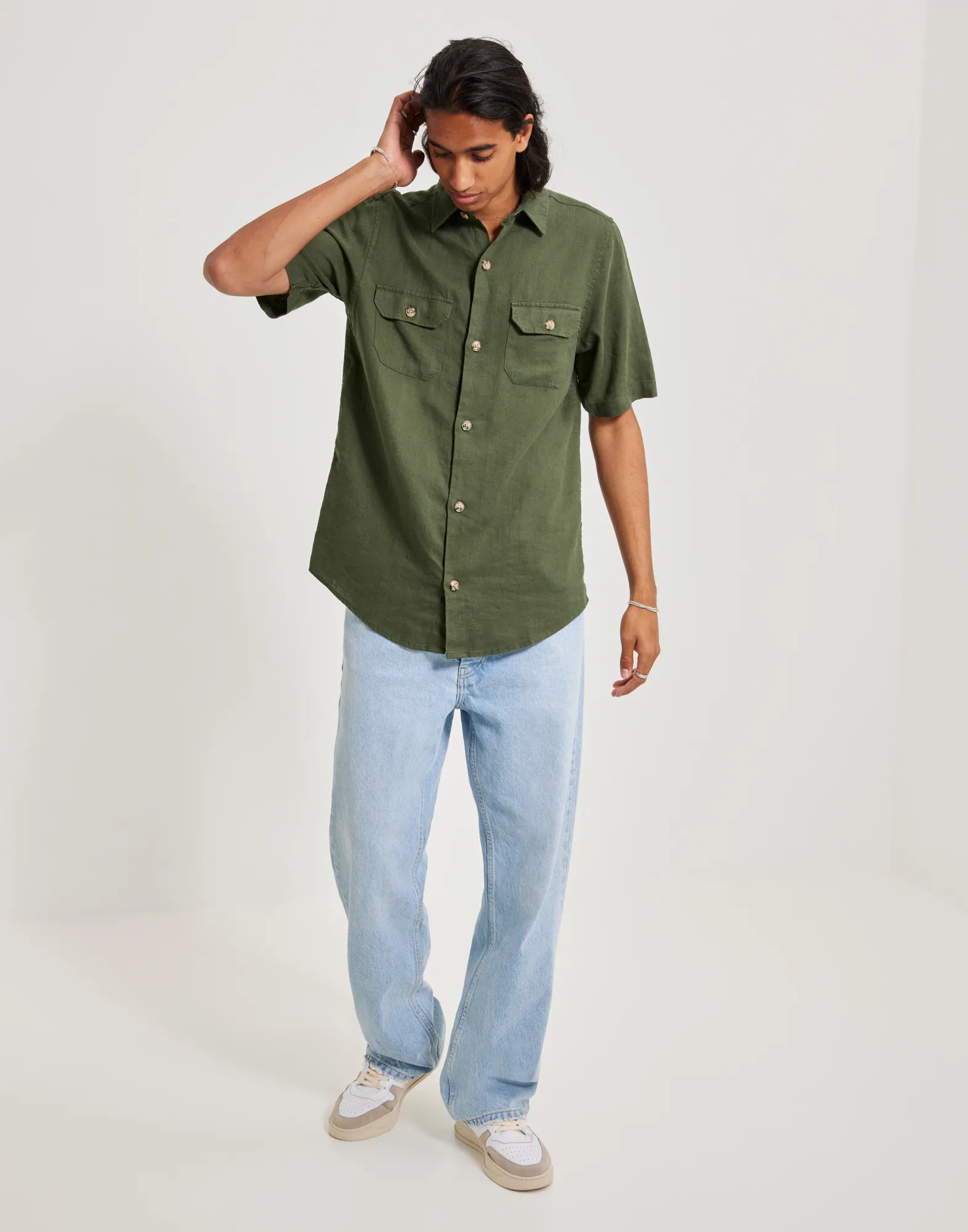 DP RAVA LINEN SS SHIRT