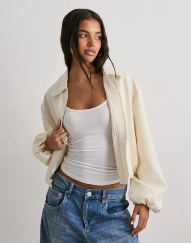 Neo Noir - Vit - Denielle Structure Jacket