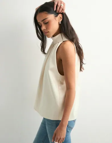 MALINA Minea satin halterneck top toppar dam – bild 3