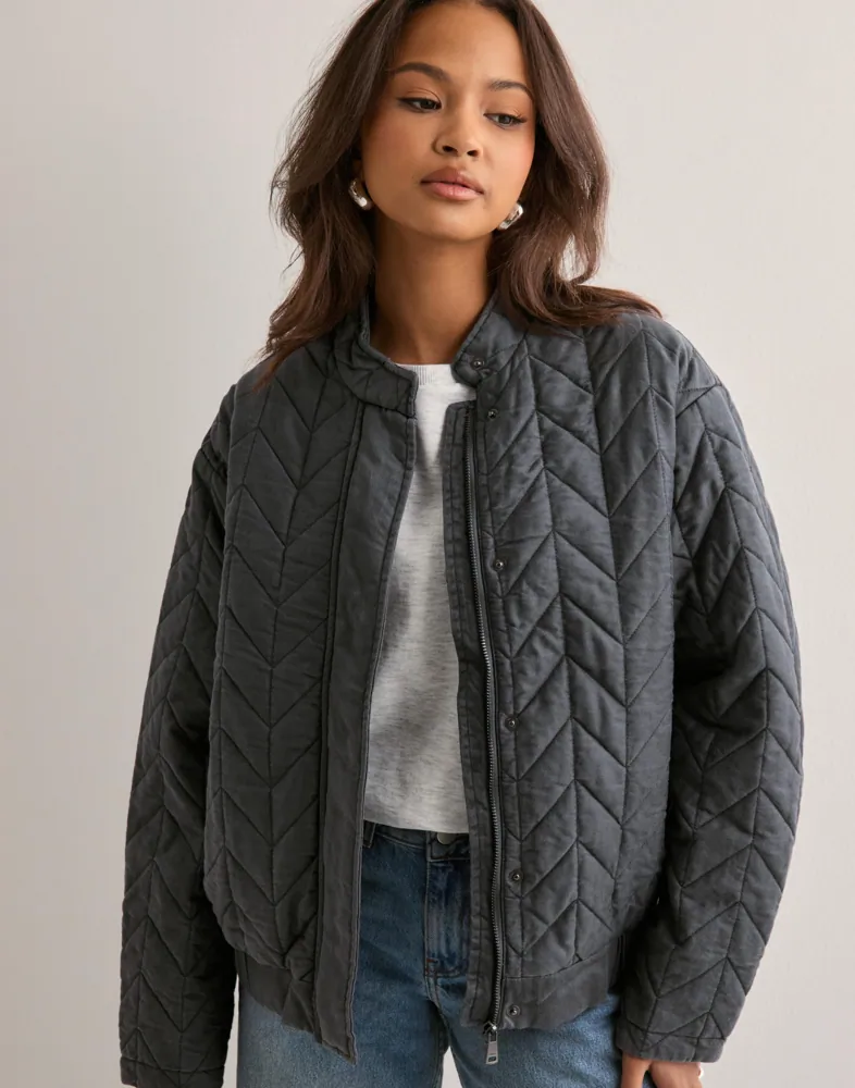 ONLY ONLMAMBA JACKET - Lichte jas - white pepper/lichtgrijs