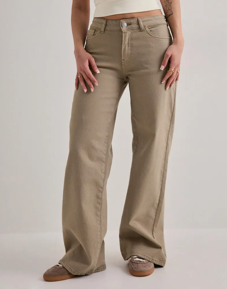 PIECES Pcselma Lw Wide Colored Noos Jeans dam – bild 2