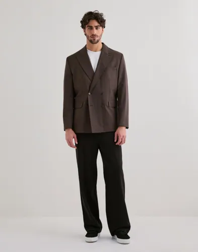 Selected Men Slhreg-Theo Wool Blend Db Blz Kavajer vinterjackor herr – bild 3