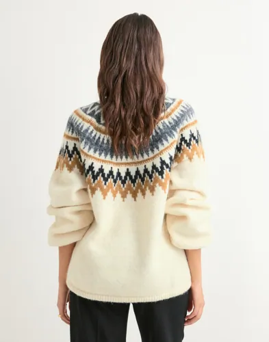 ONLY Onlreykja Ls O-Neck Knt stickade tröjor dam – bild 3