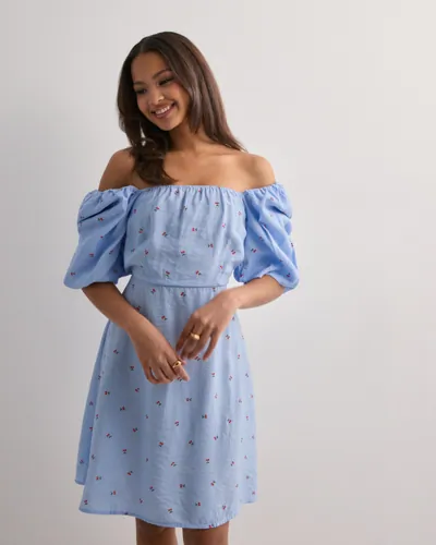 Vero Moda - Blå - Vmodette 2/4 Short Dress Wvn Ga