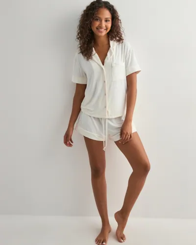 Hunkemöller - Hvid - Short Jersey Essential