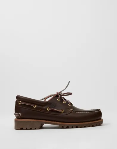 Timberland Authentic båtsko i brunt läder med snörning