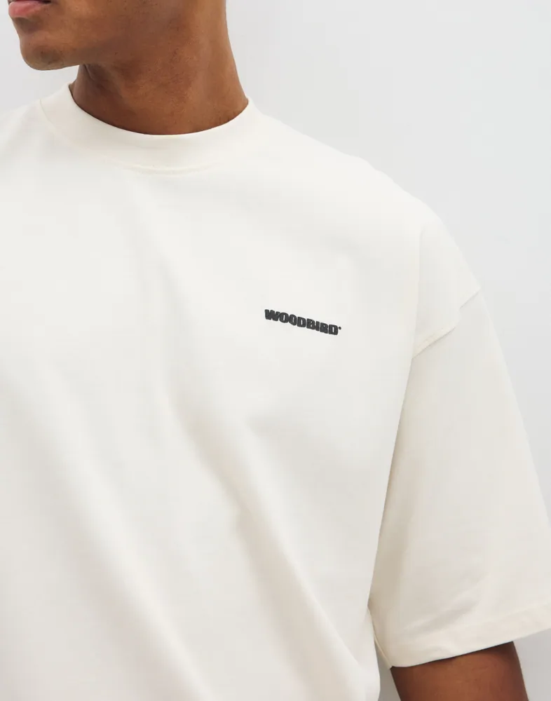 Woodbird Wbbeam Tram Tee T-shirts med tryck herr – bild 3