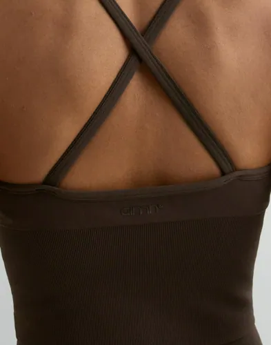 Aimn Shape Seamless Cross Back Bralette sport bh dam – bild 6
