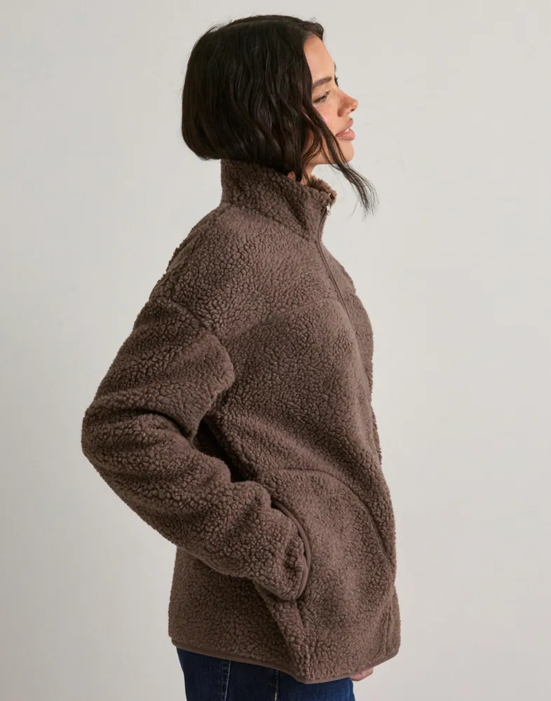 PIECES Pcsadia Ls Teddy Jacket Noos Bc jackor dam – bild 5 av 6