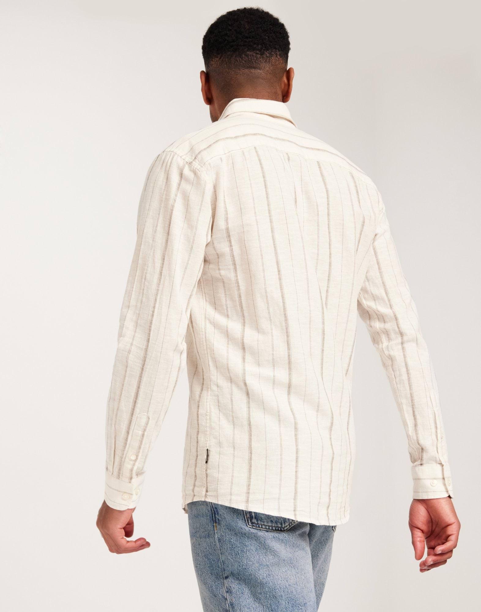 ONSCAIDEN LS STRIPE LINEN SHIRT 512