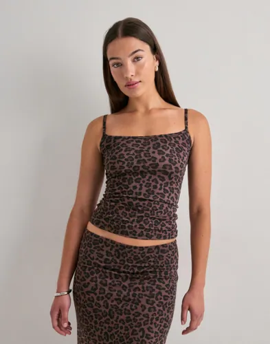Nelly - Brun - Soft printed singlet