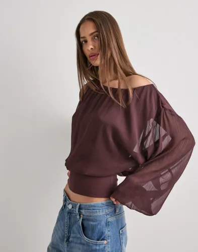 Nelly Drapy Chiffon Blouse blusar dam – bild 3