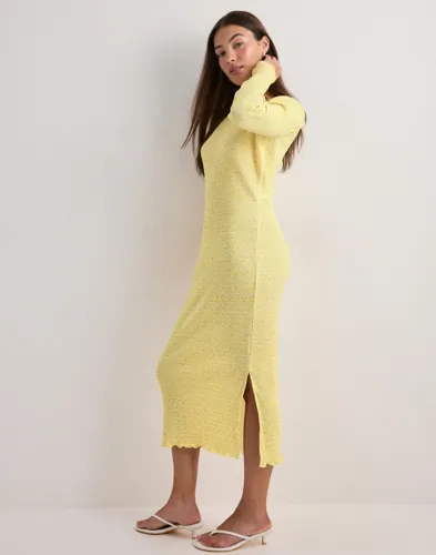 PIECES Pcflora Ls Midi Dress Jrs Noos Bc midiklänningar dam – bild 2