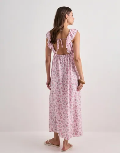 VERO MODA Vmjosie Sl Ankle Frill Dress Wvn Ga sommarklänningar dam – bild 3
