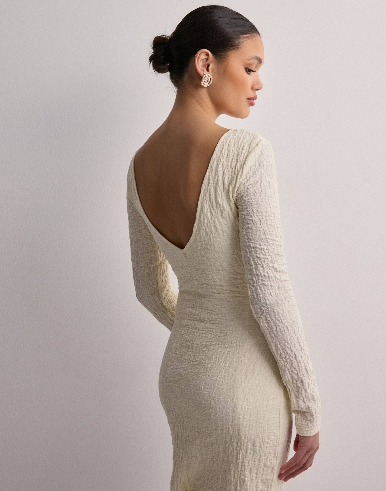 Open Back Structure Dress