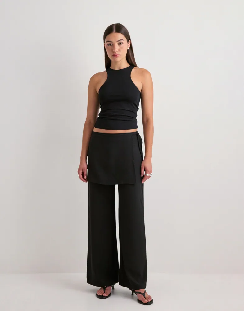 ONLY Onlbretty Skirt Detail Trousers Wvn byxor dam – bild 3