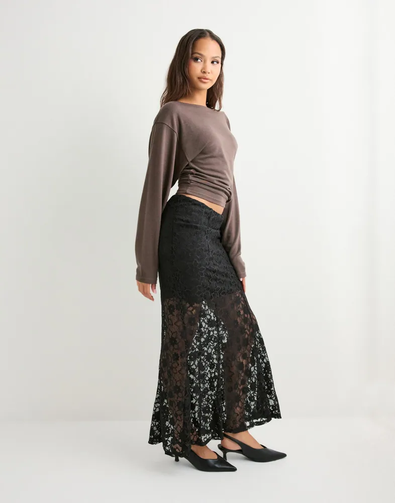 VERO MODA Vmmeta Lace Hw Ankle Skirt Wvn Ga kjolar dam – bild 2