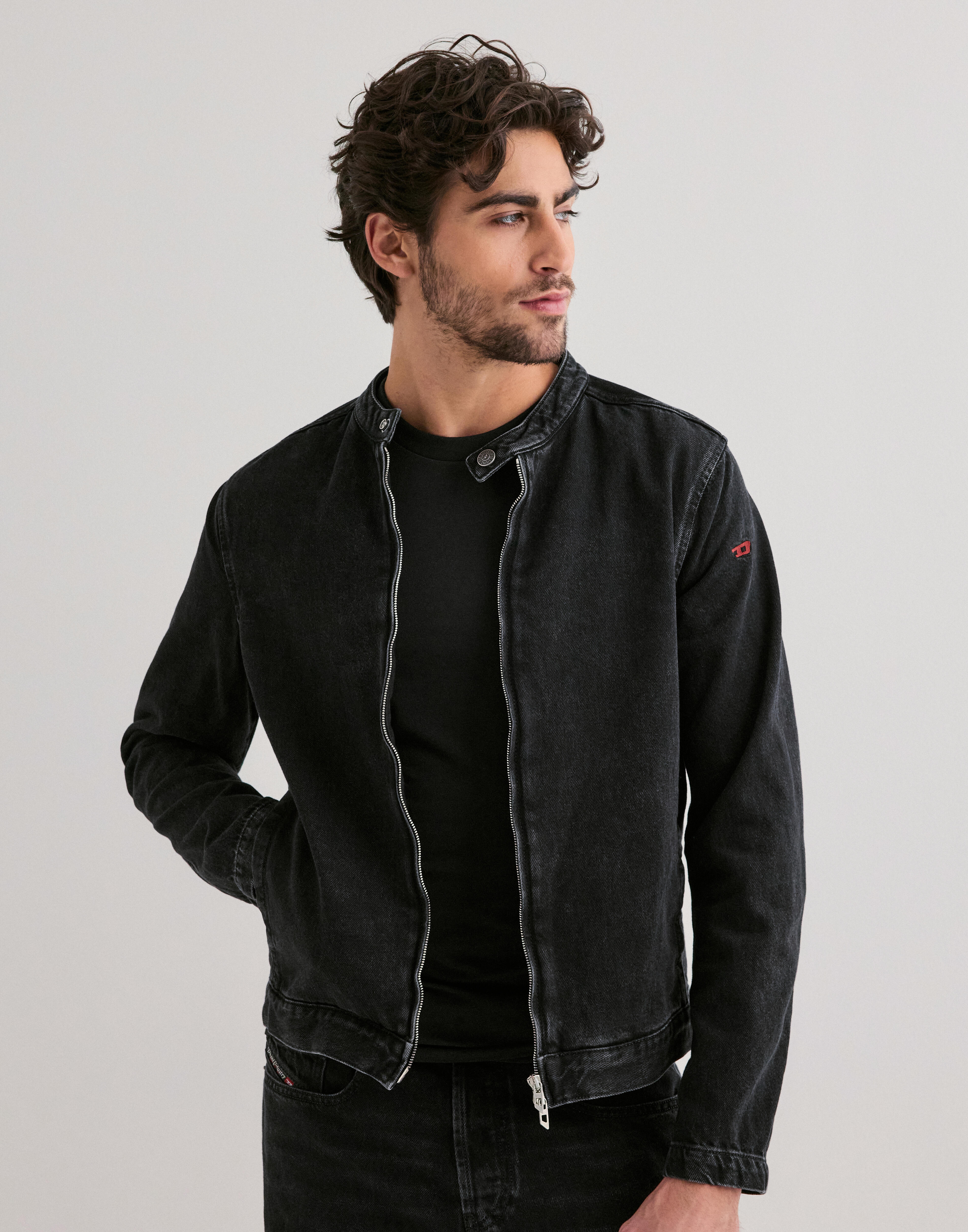 Buy Diesel D-GLORY JACKET - Black | NLYMAN