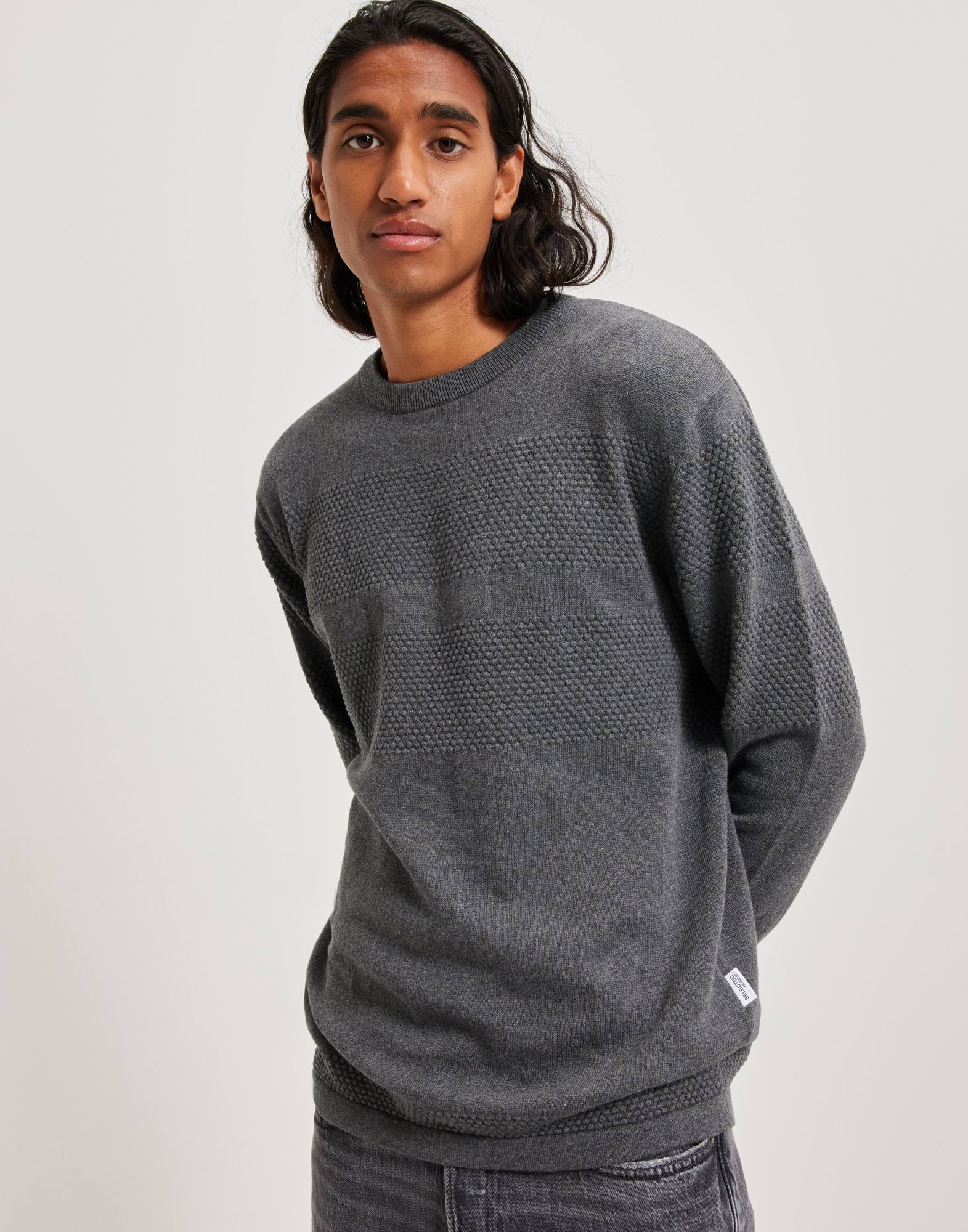 SLHMAINE LS KNIT CREW NECK W NOOS