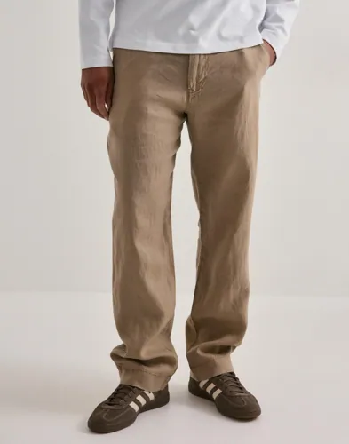Selected Men SLH196-Straight Jeremy Linen Pant Linnebyxor herr – bild 2