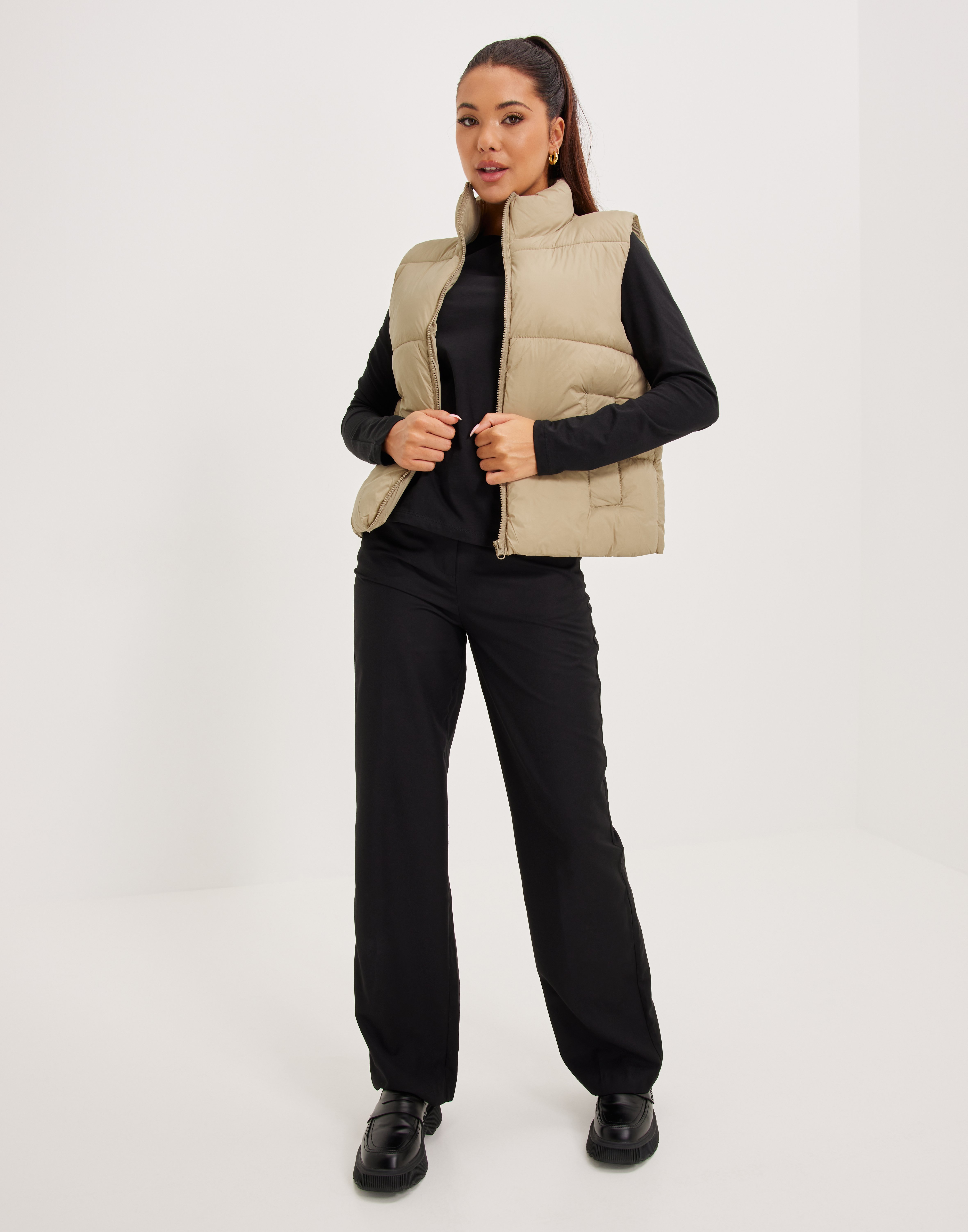 Buy Neo Noir Berta Puffer Vest Taupe