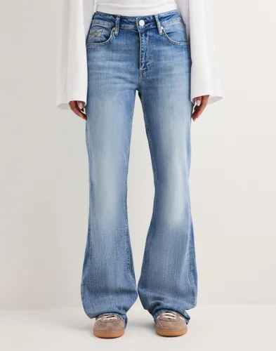 Nelly - Blå - Soft Bootcut Jeans