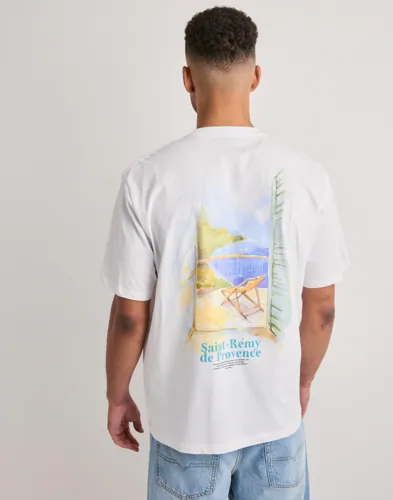 Jorvalley Tee Ss Crew Neck Tg Ln T-shirts med tryck 2