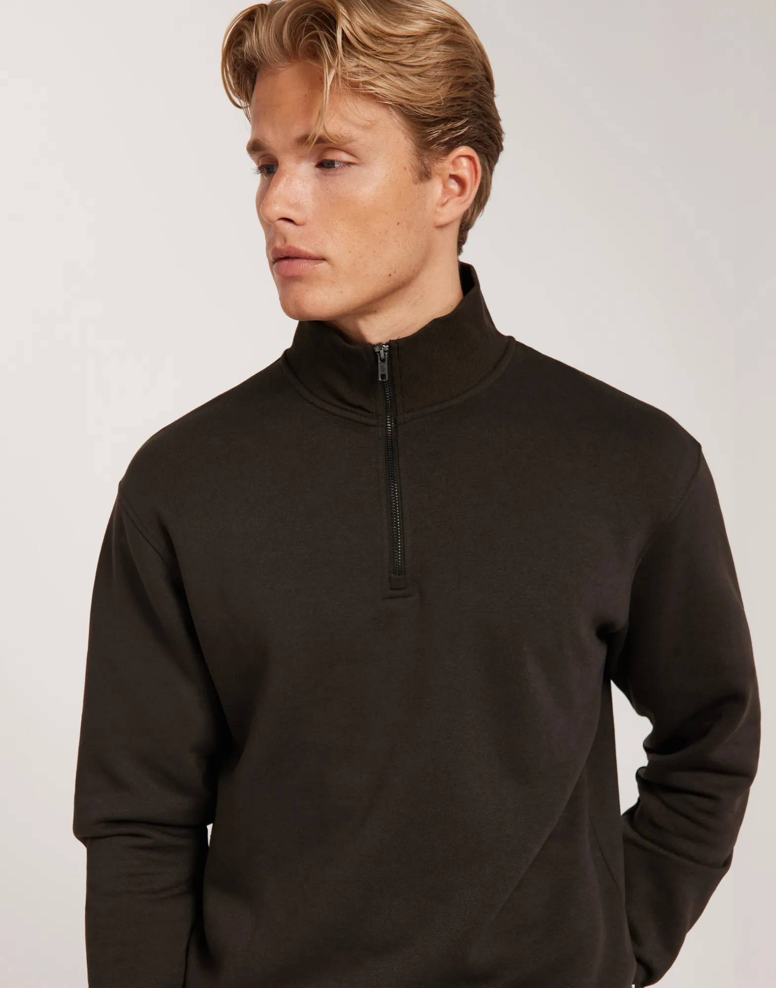 JJEBRADLEY SWEAT HALF ZIP NOOS