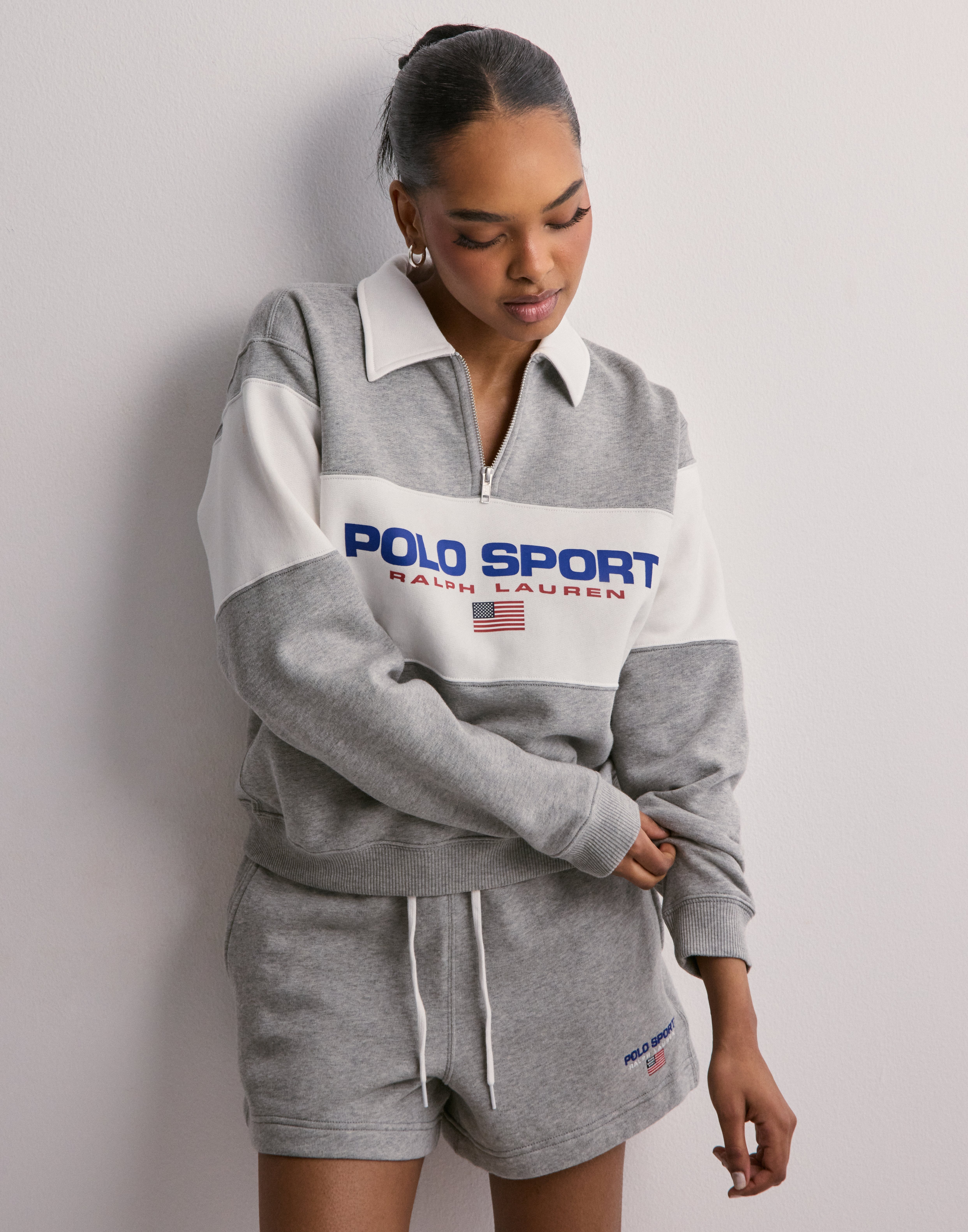 Buy Polo Ralph Lauren PS HALF ZIP-LONG SLEEVE-HALF ZIP - Grey
