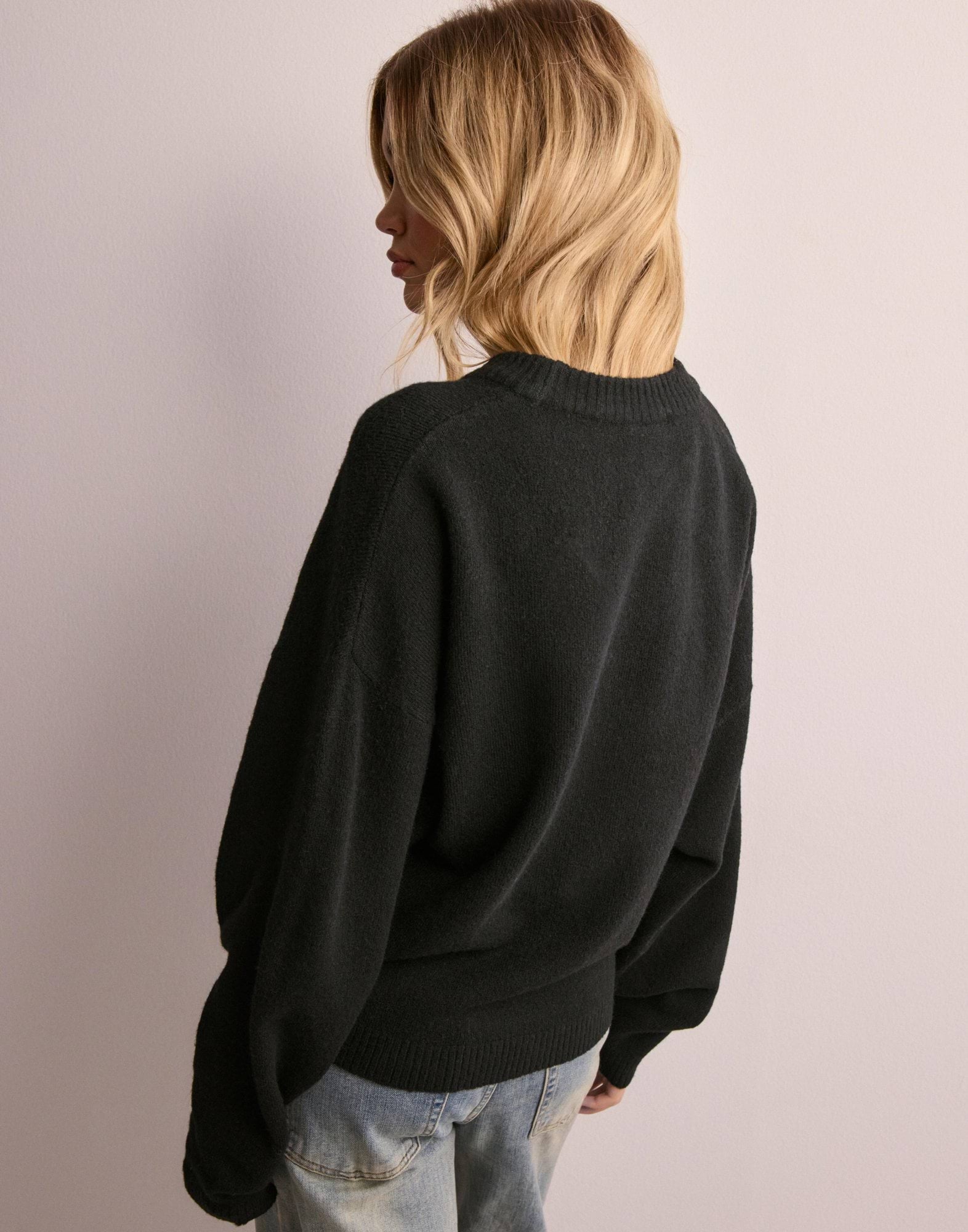 Sleeve Focus Knit Sweater