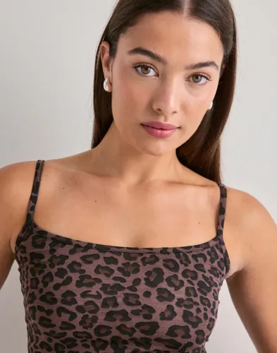 Nelly Soft printed singlet linnen dam – bild 3