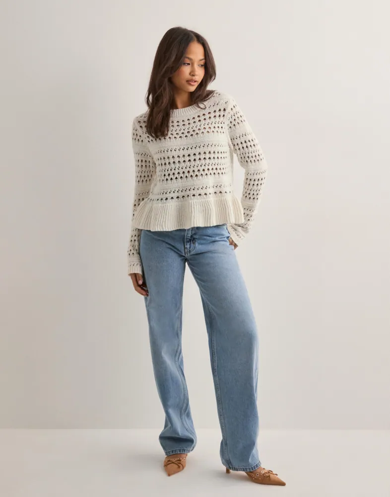ONLAYA LIFE L/S LOOSE O-NECK CC KNT