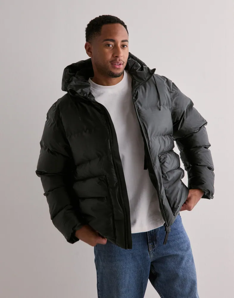 Buy Rains Alta Puffer Cargo Jacket W3T3 Grain NLYMAN