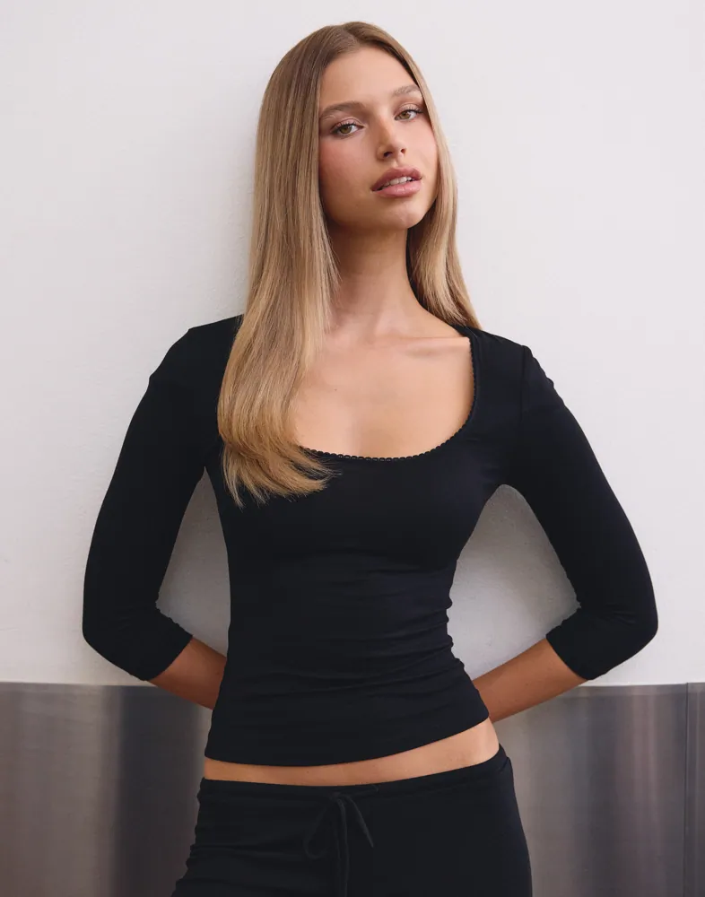 Romance Half Sleeve Top