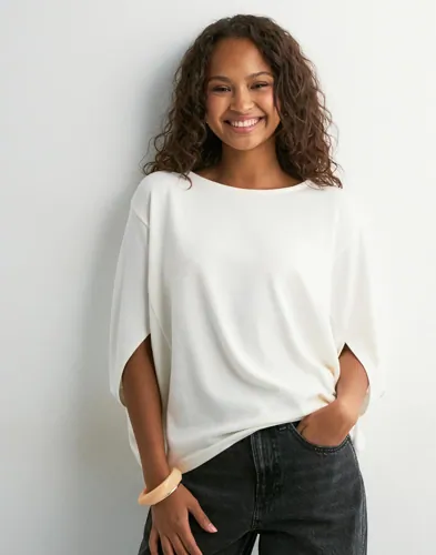 Nelly - Hvid - Soft Luxe Oversized Sweater