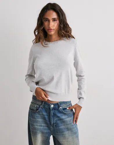Nelly - Grå - Fine Knit Sweater