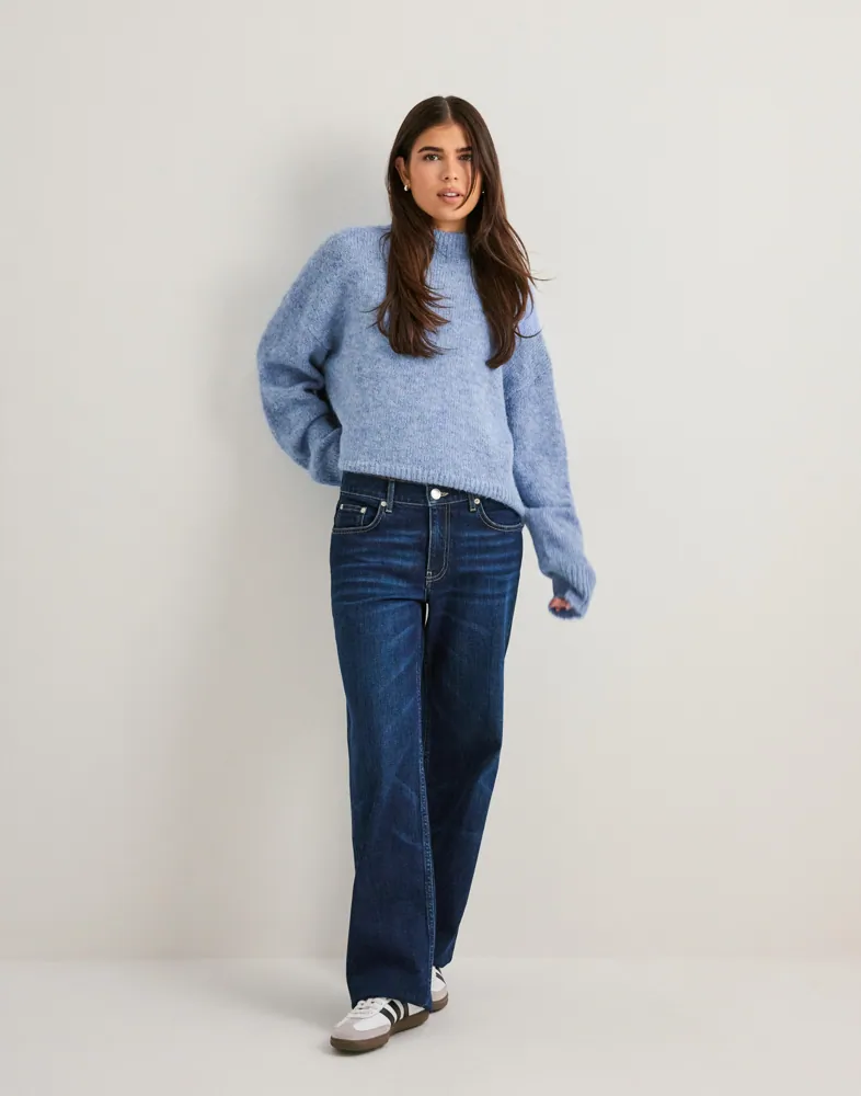 NEO NOIR Paulina Fluffy Knit Blouse stickade tröjor dam – bild 2
