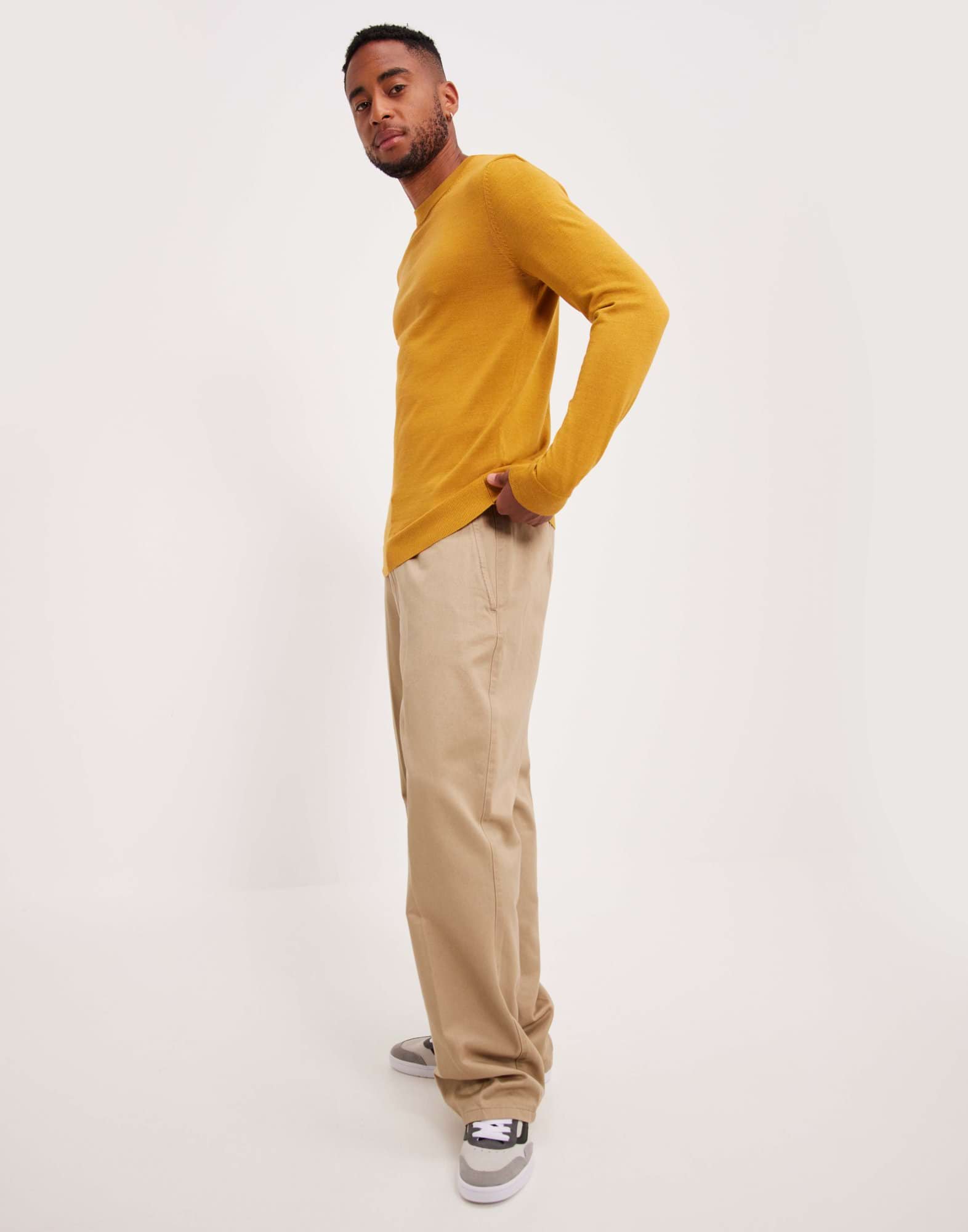 SLHTOWN MERINO COOLMAX KNIT CREW NO