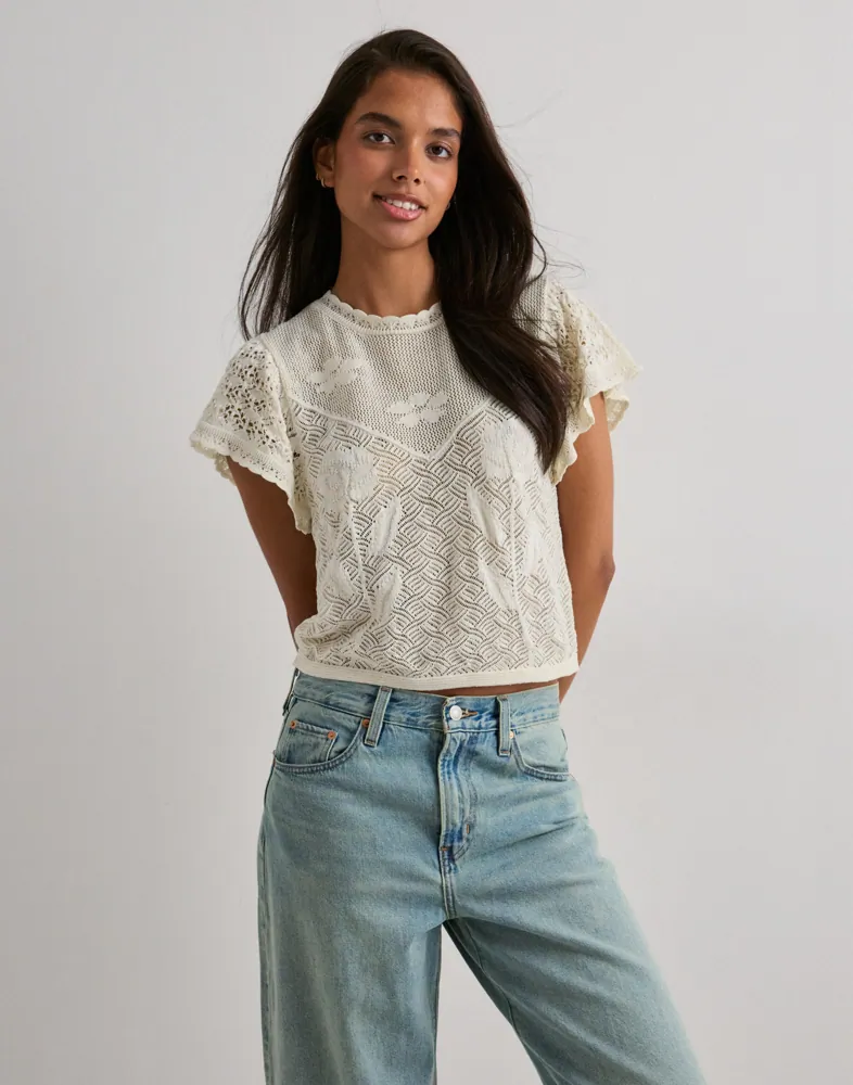 Onlestralla S/S Short Structop Knt