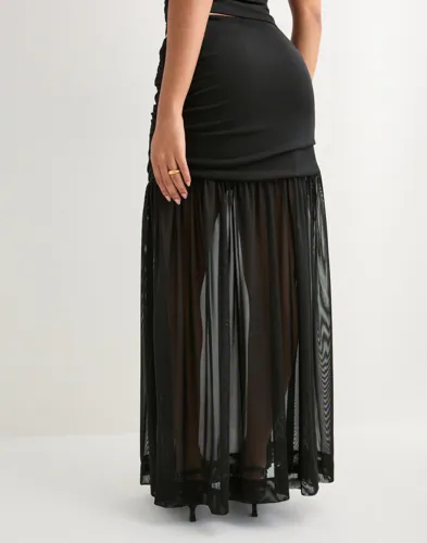 NEO NOIR Mori Layered Skirt maxikjolar dam – bild 2