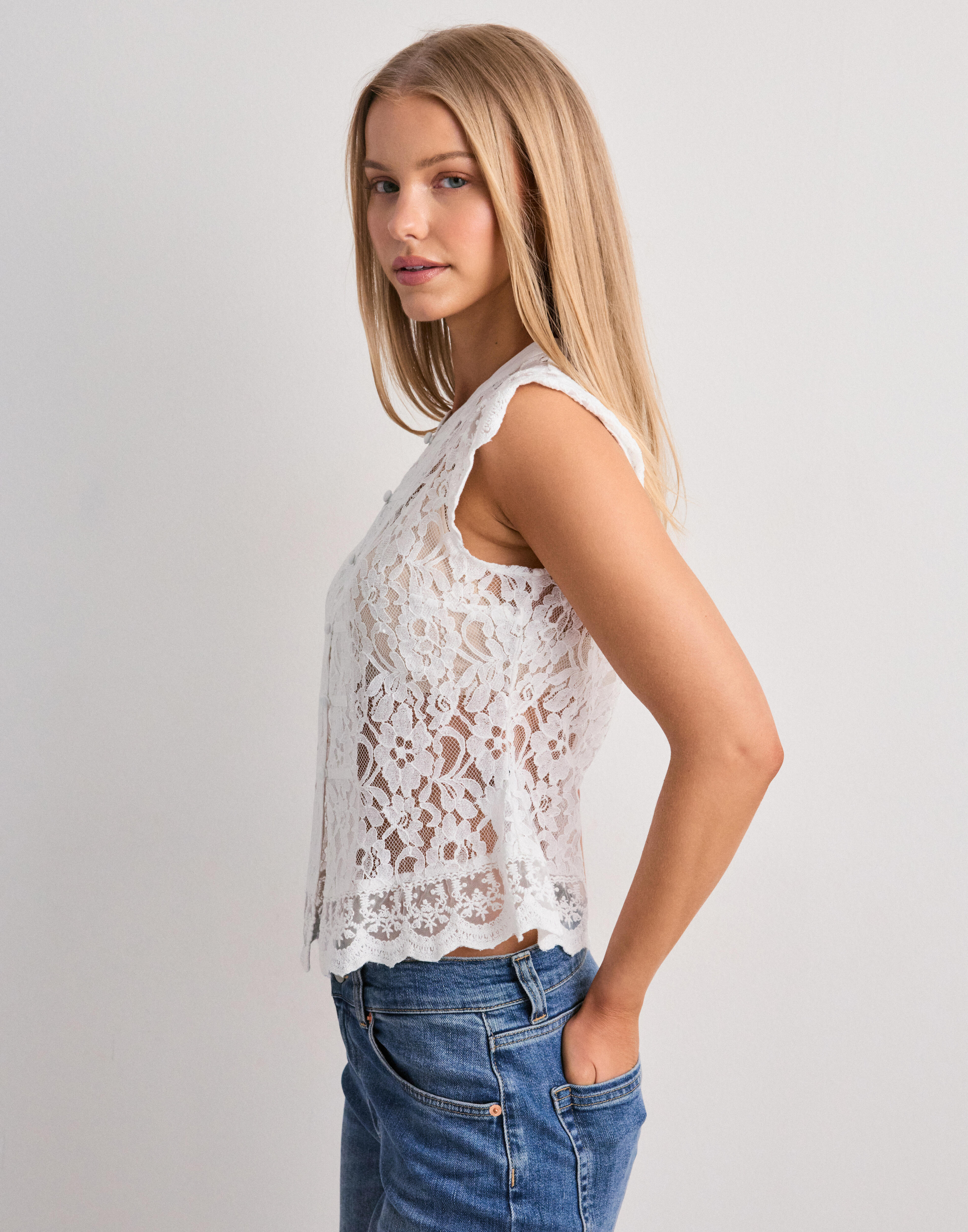 Stylish Lace Tops - Short & Long Sleeve for Women | Nelly