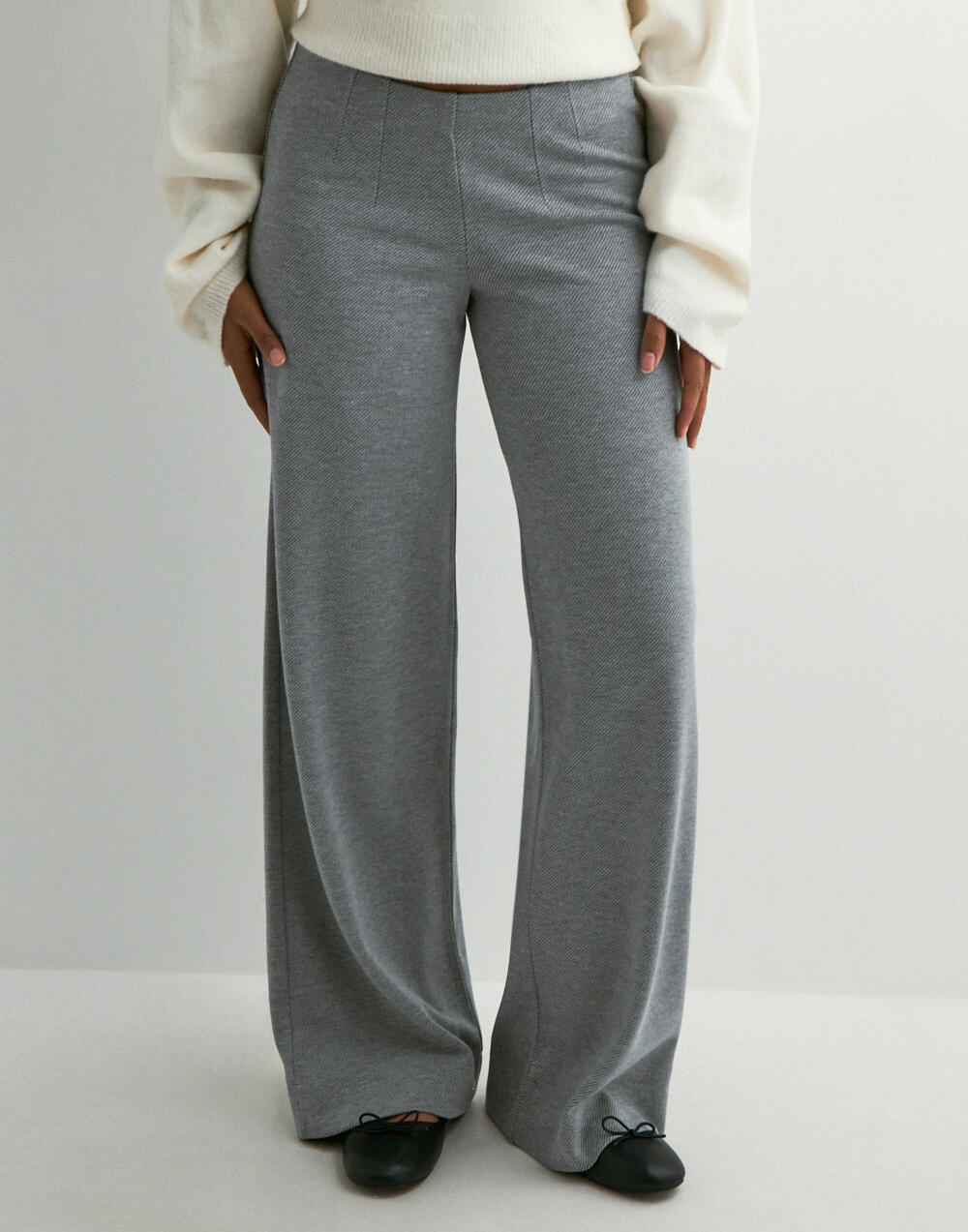 Buy Nelly Heritage Jersey Suit Pants - Grey Melange | Nelly.com