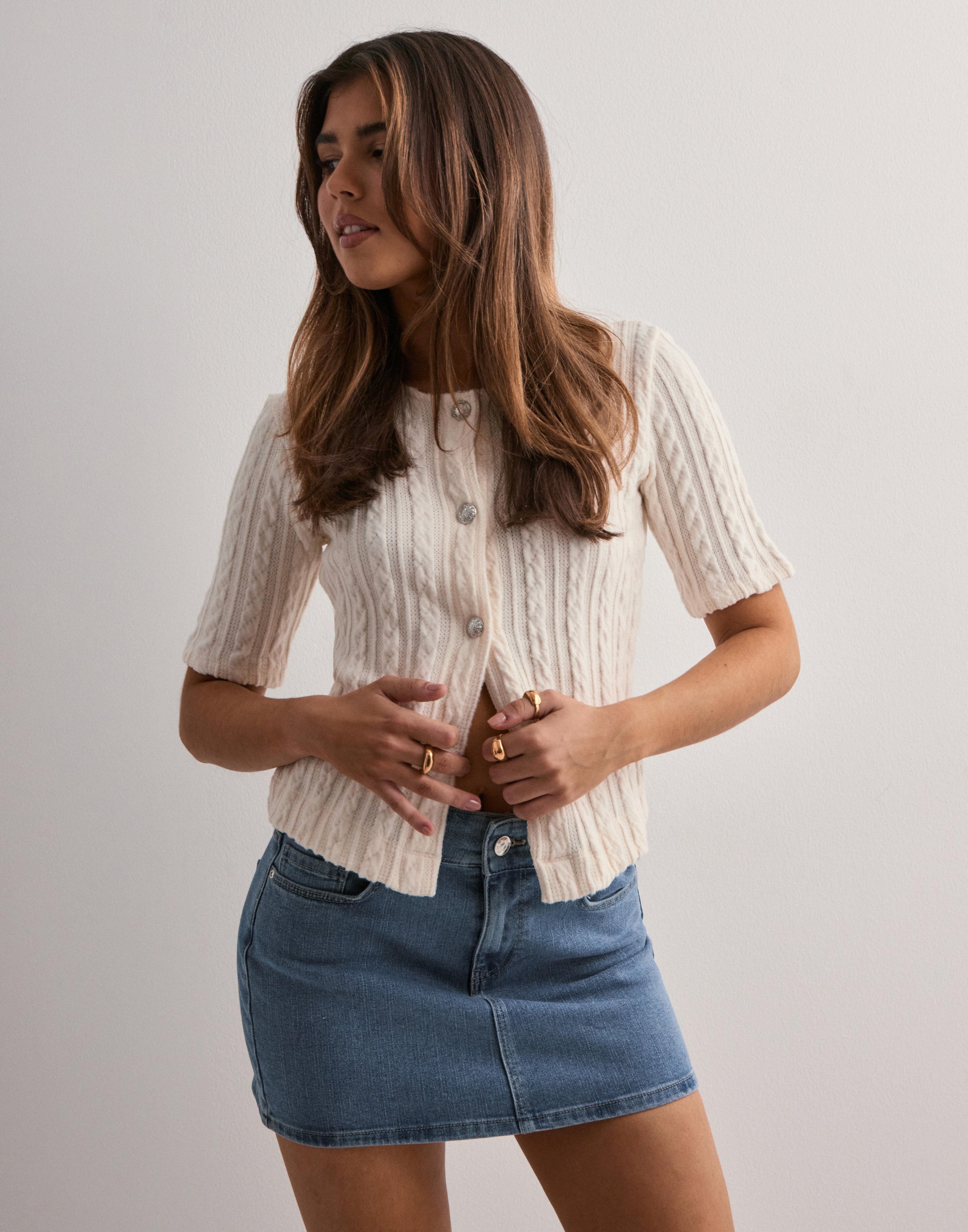 Buy Only ONLLOLA REG MINI SKIRT DNM PIM OY - Light Blue