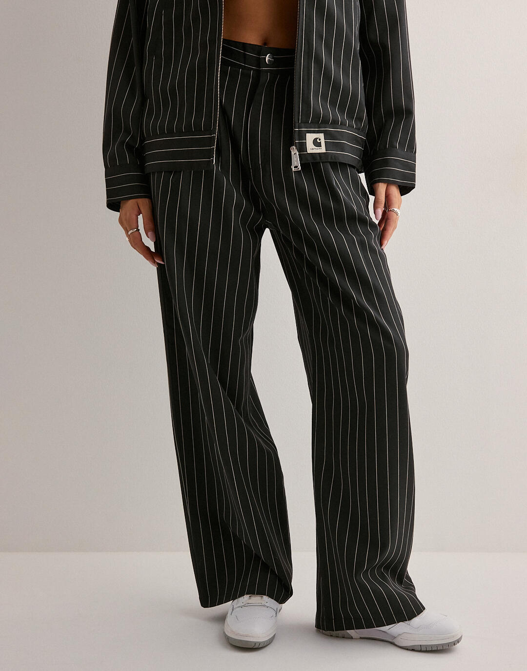 Buy Carhartt WIP W' Seaton Pant - Black Stripe | Nelly.com