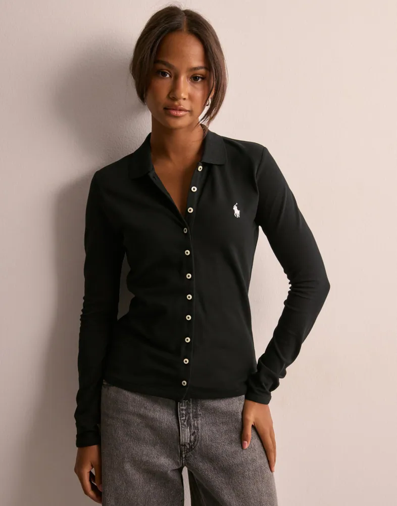 Buy Polo Ralph Lauren LS MSH BT PL-LONG SLEEVE-POLO SHIRT - Black | Nelly.com Buy Polo Ralph Lauren LS MSH BT PL-LONG SLEEVE-POLO SHIRT - Black | Nelly.com