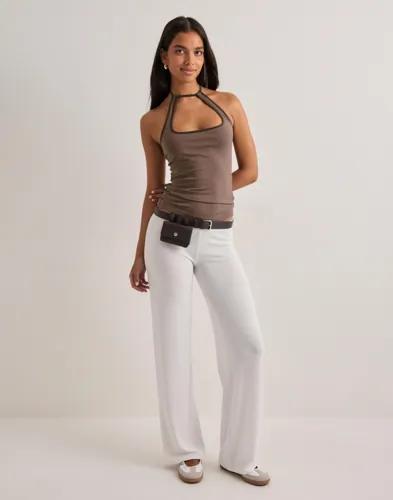 Nelly Contrast Halterneck Top toppar dam – bild 2
