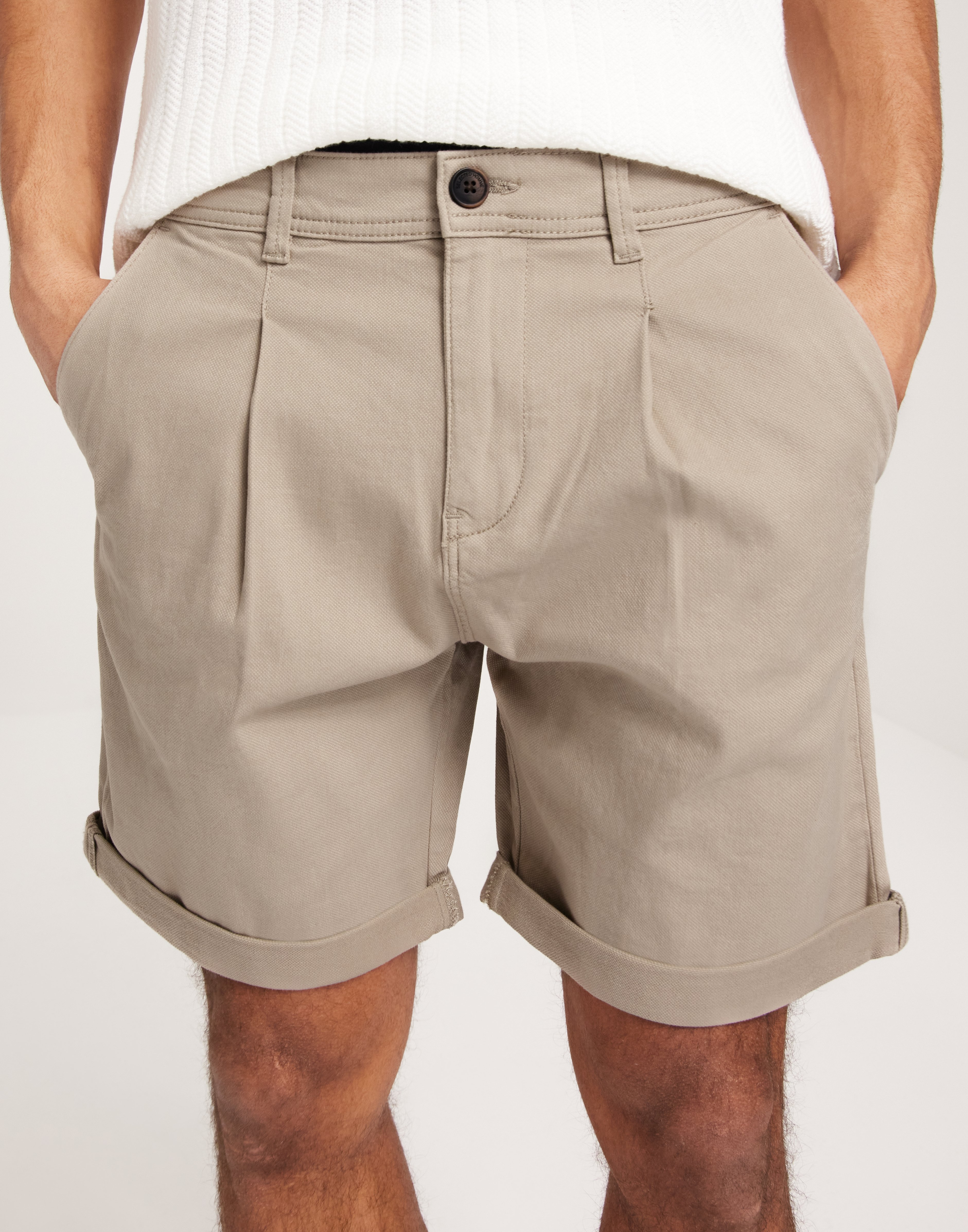 Selected Homme Slhcomfort-Gabriel Shorts W Noos Chino shorts Beige